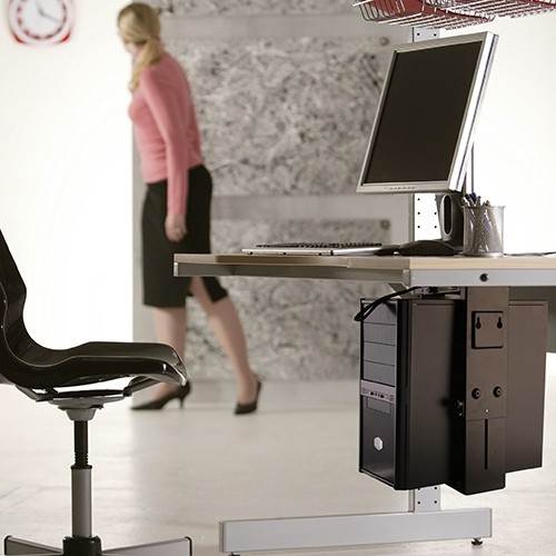 Brateck Adjustable Under-Desk Computer Case Mount - CPB-5(CPB-5) - 3