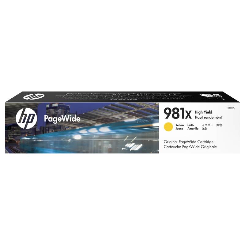 HP 981X High Yield Yellow Original PageWide Cartridge (L0R11A)(L0R11A) - 1