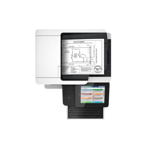 HP LaserJet Enterprise M527z Laser Multifunction Monochrome WiFi Printer(F2A78A) - 4