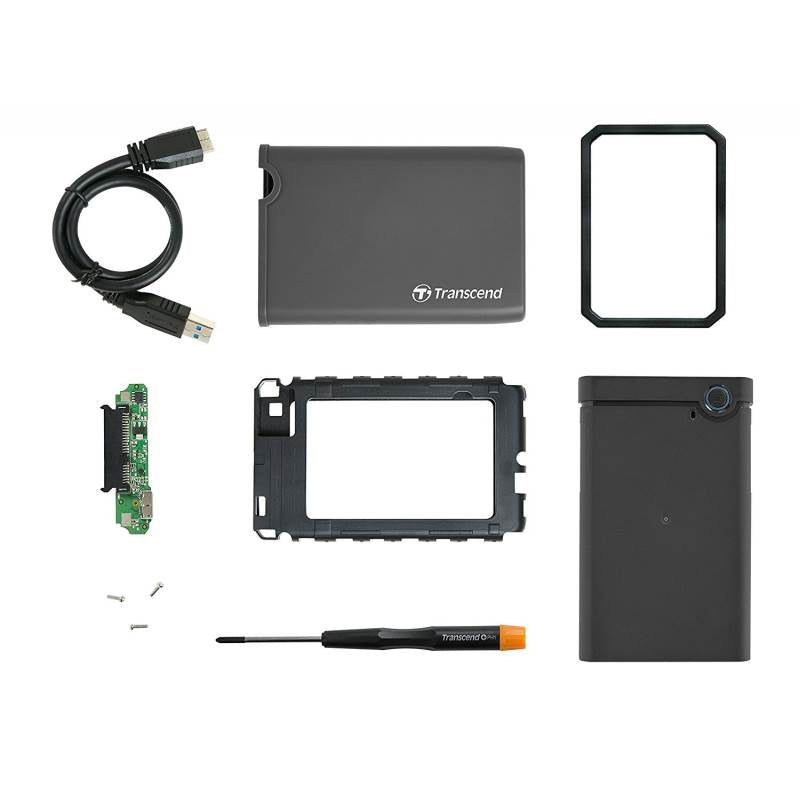 Transcend StoreJet 25CK3 2.5" SSD/HDD Storage Enclosure Upgrade Kit(TS0GSJ25CK3) - 1