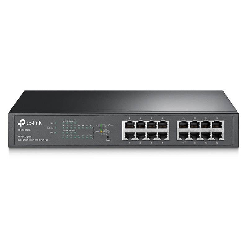 TP-Link TL-SG1016PE 16 Port Gigabit Easy Smart Switch with 8 Port PoE+(TL-SG1016PE) - 1