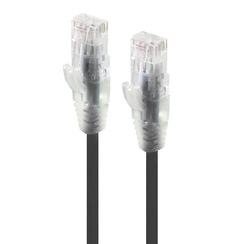 Alogic 1m Alpha Series Ultra Slim CAT6 Network Cable - Black(C6S-01BLK) - 1