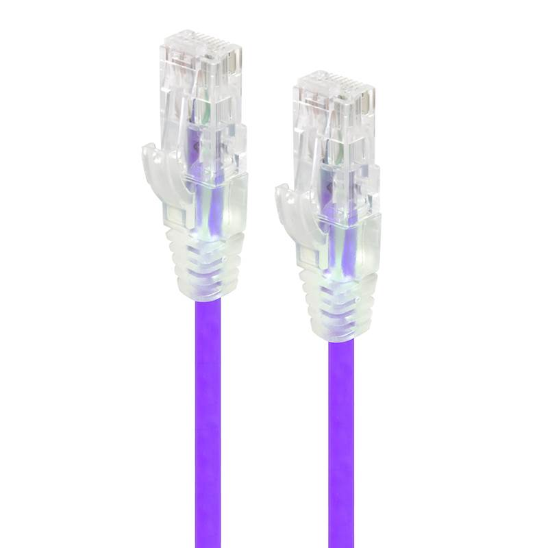 Alogic 1.5m Alpha Series Ultra Slim CAT6 Network Cable - Purple(C6S-1.5PUR) - 1