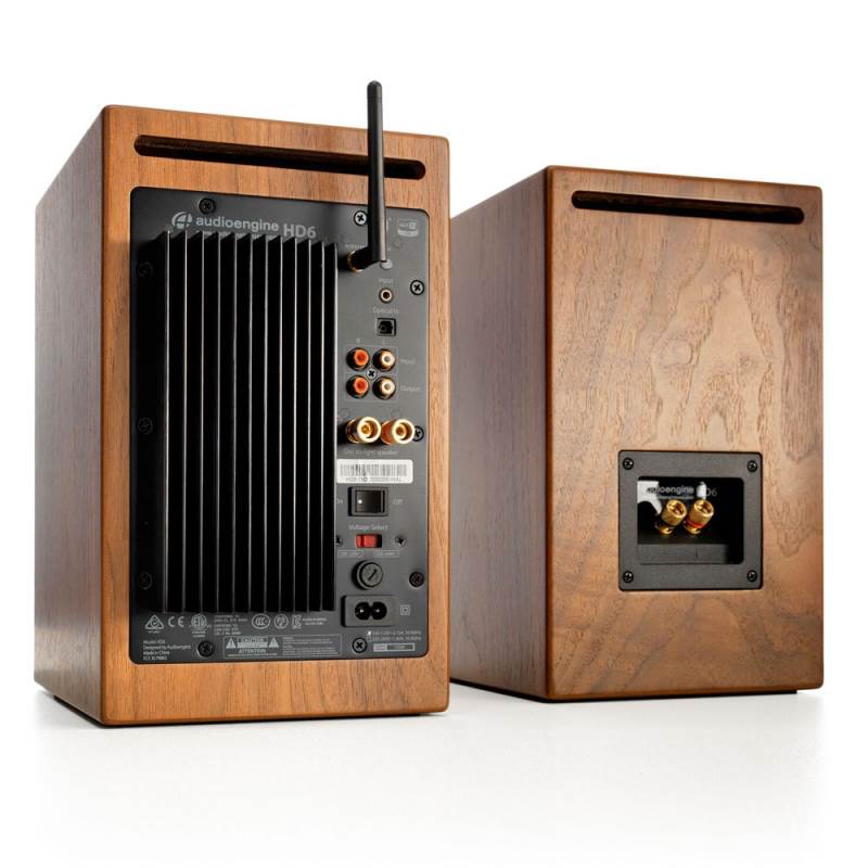 Audioengine HD6 Powered Speakers - Walnut(HD6-WAL (230V)) - 2
