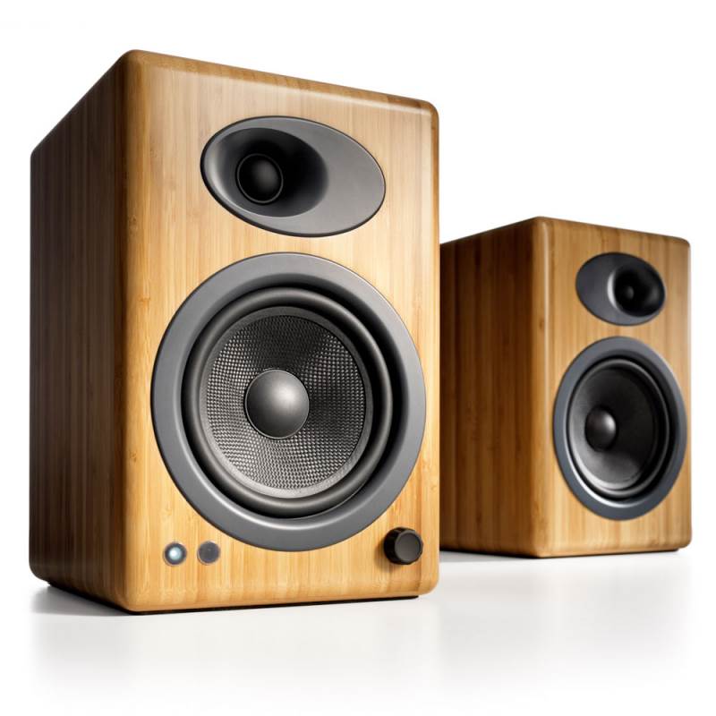 Audioengine A5+ Powered Bookshelf Speakers - Solid Bamboo(A5+N (230V)) - 1