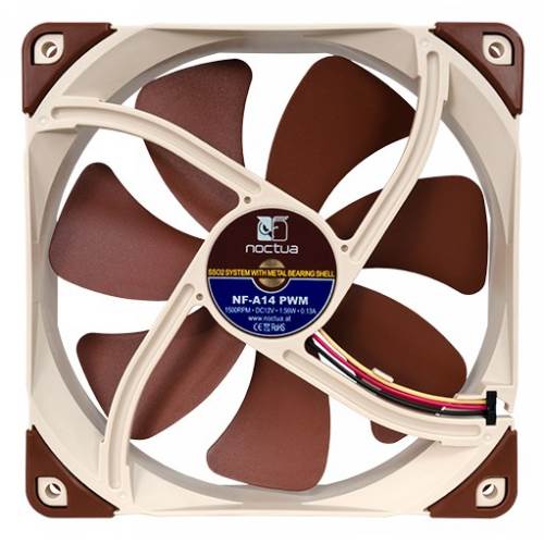 Noctua NF-A14 140mm PWM 1500RPM Fan(NF-A14-PWM) - 4
