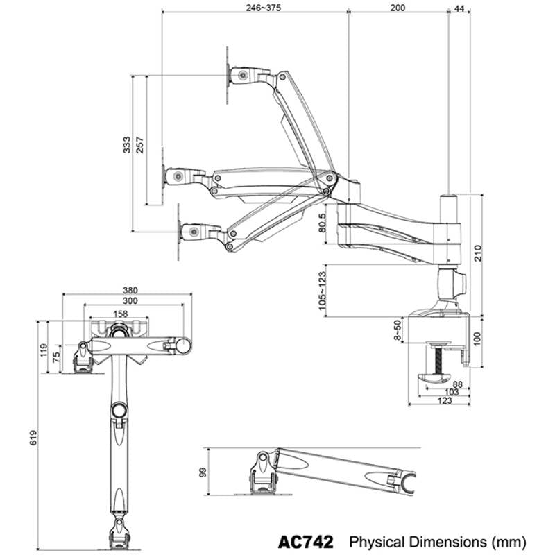Aavara Dual Freestyle Stand(AC742) - 2