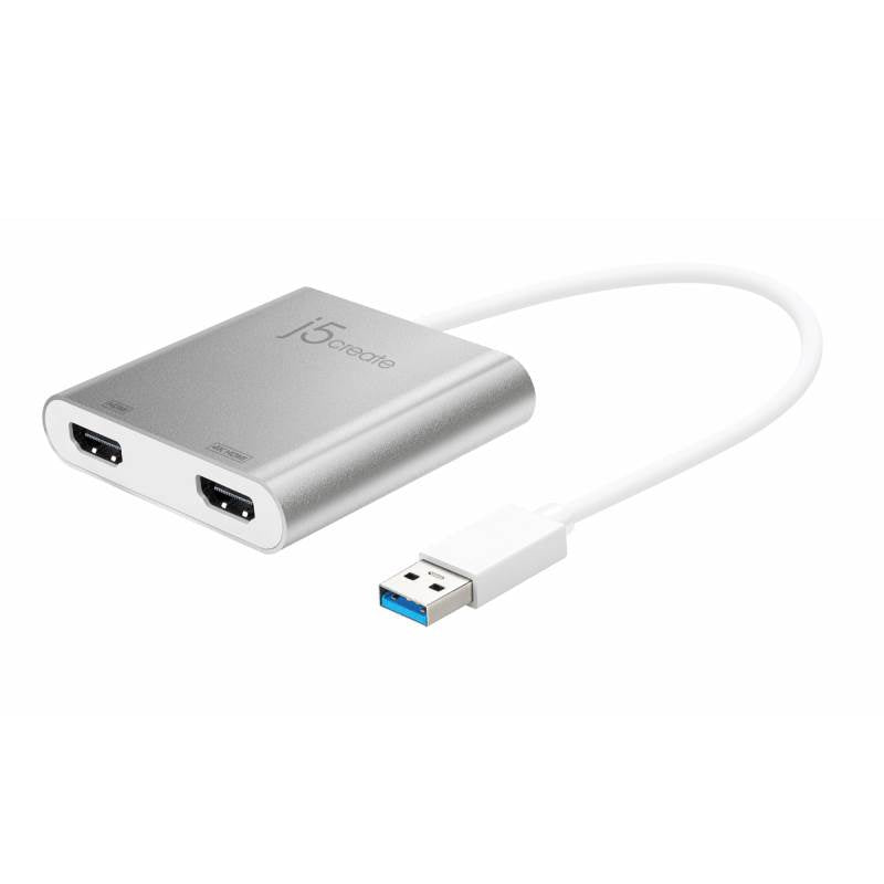 j5create USB 3.0 to Dual HDMI Multi-Monitor Adapter(JUA365) - 2