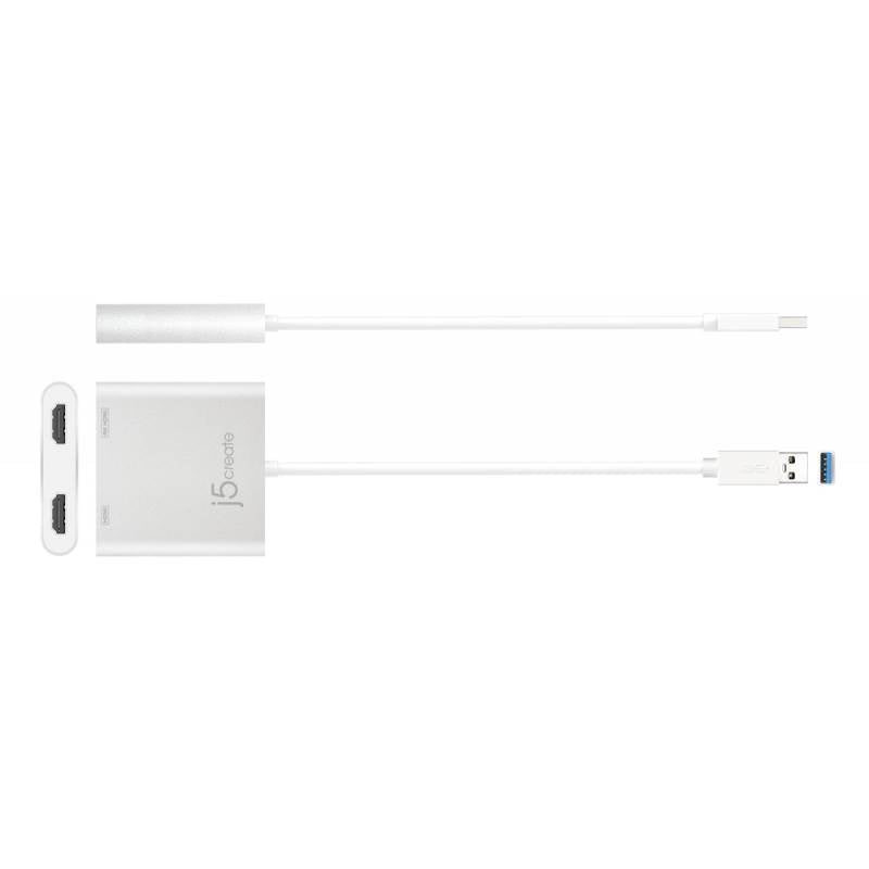 j5create USB 3.0 to Dual HDMI Multi-Monitor Adapter(JUA365) - 3