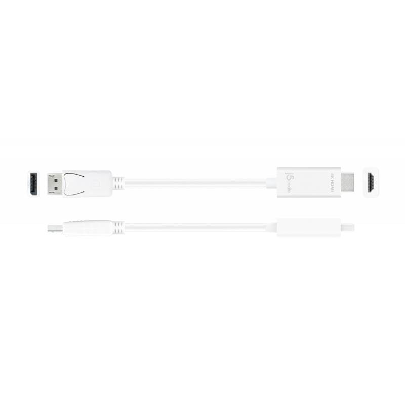 j5create 1.8m DisplayPort to 4K HDMI Cable(JDC158) - 2