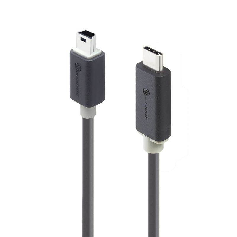 Alogic 1m USB 2.0 Type-C to Type-B Mini Cable (M/M)( U2-TCMNB01-MM) - 1