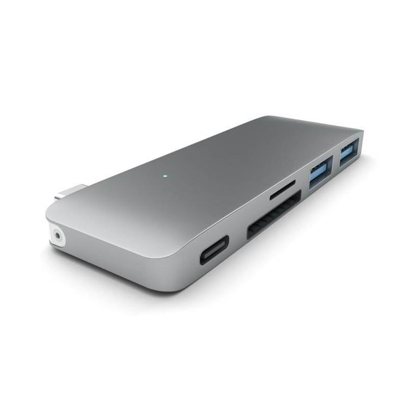 Satechi Type-C USB Passthrough Hub - Space Grey(ST-TCUPM) - 1