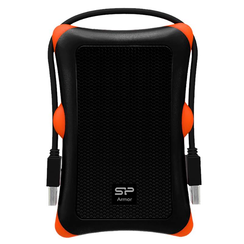 Silicon Power Rugged Armor A30 2TB 2.5" USB 3.0 External Portable Hard Drive(SP020TBPHDA30S3K) - 2