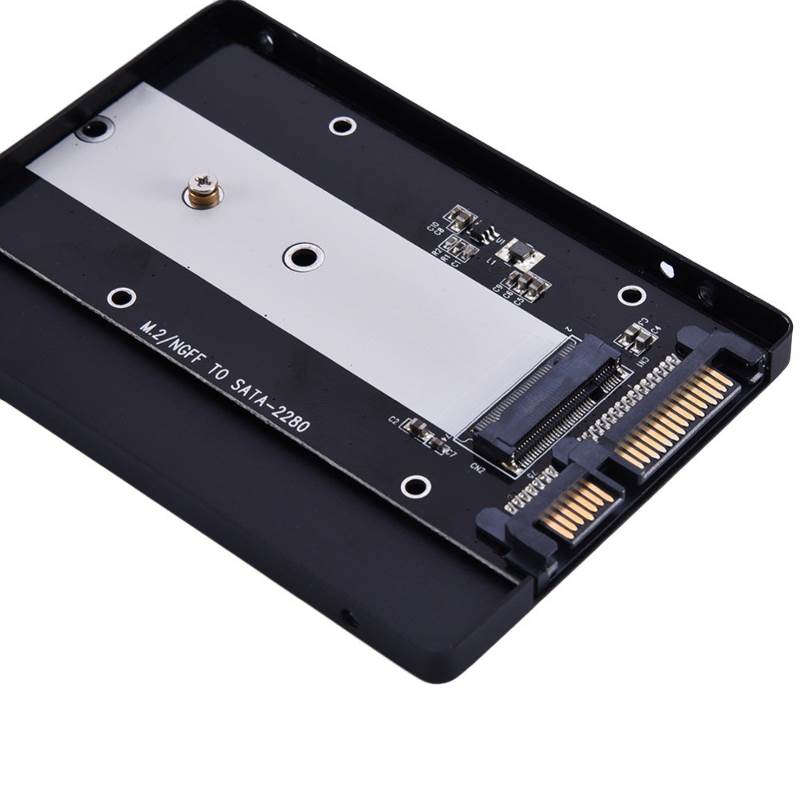 Simplecom SA102 NGFF M.2 B Key to 7mm 2.5" SATA Converter Enclosure - Aluminium(SA102) - 5