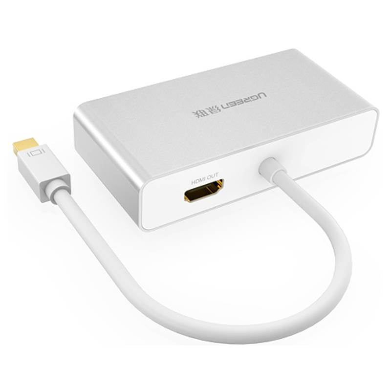 Ugreen 10438 3-in-1 Mini DisplayPort to HDMI/VGA/DVI Converter - White(10438) - 2