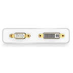 Ugreen 10438 3-in-1 Mini DisplayPort to HDMI/VGA/DVI Converter - White(10438) - 4