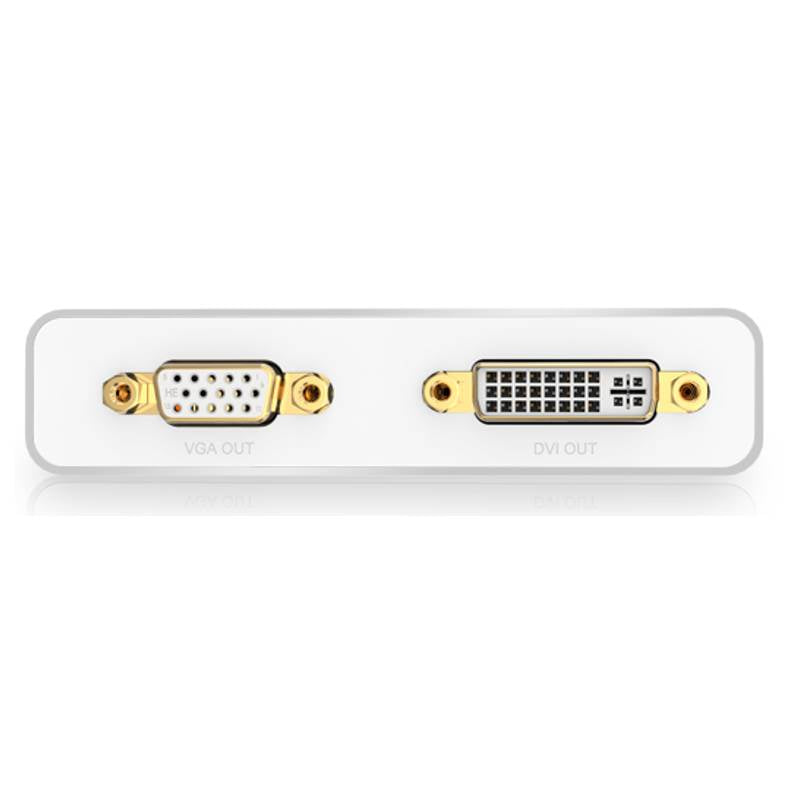 Ugreen 10438 3-in-1 Mini DisplayPort to HDMI/VGA/DVI Converter - White(10438) - 4