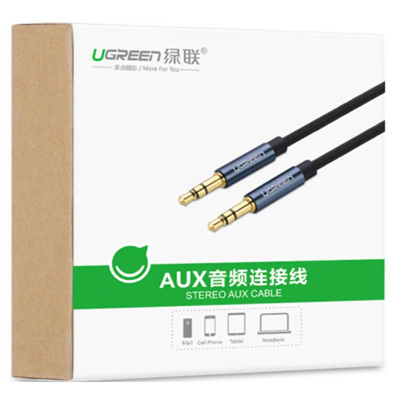 Ugreen 10688 3M 3.5mm Braided AUX Audio Cable M/M(10688) - 4