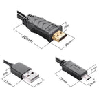 Ugreen 20139 2M MHL Micro USB 11 Pin to HDMI Adapter Cable(20139) - 3
