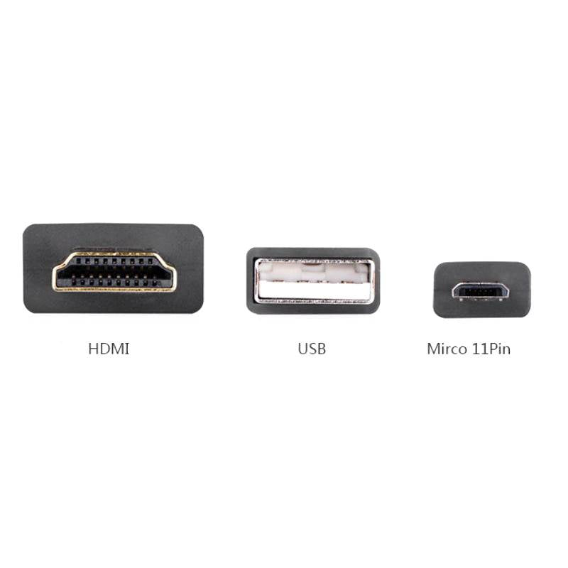 Ugreen 20139 2M MHL Micro USB 11 Pin to HDMI Adapter Cable(20139) - 4