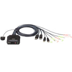 ATEN 2-Port USB 4k DisplayPort Cable KVM Switch with Port Selector(CS22DP-AT) - 1