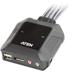 ATEN 2-Port USB 4k DisplayPort Cable KVM Switch with Port Selector(CS22DP-AT) - 4