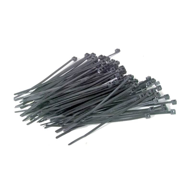 100mm Black Nylon Cable Ties - 100 Pack(HP1203) - 1