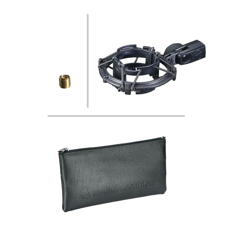 Audio-Technica AT2035 Cardioid Condenser Microphone with AT8458 Shock Mount(AT2035) - 4
