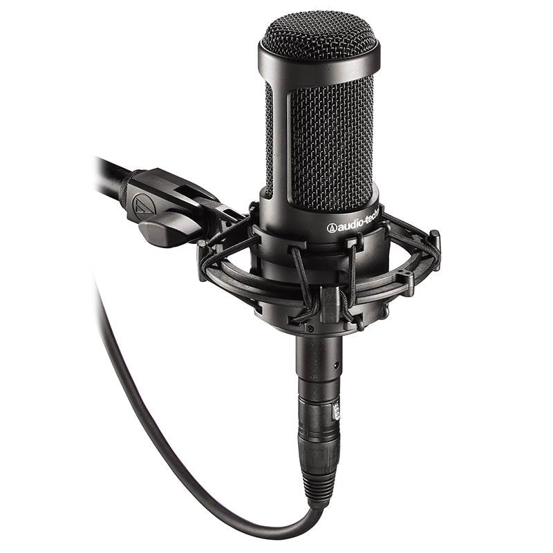Audio-Technica AT2035 Cardioid Condenser Microphone with AT8458 Shock Mount(AT2035) - 5