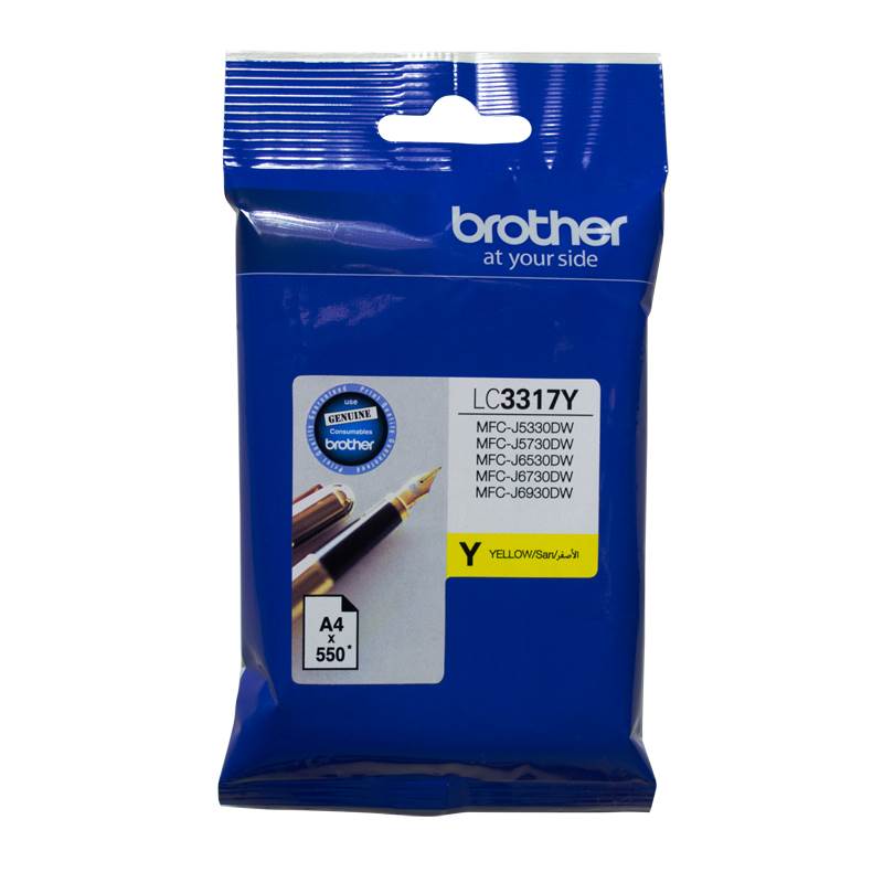 Brother LC-3317Y Yellow Ink-jet Cartridge(LC-3317Y) - 1