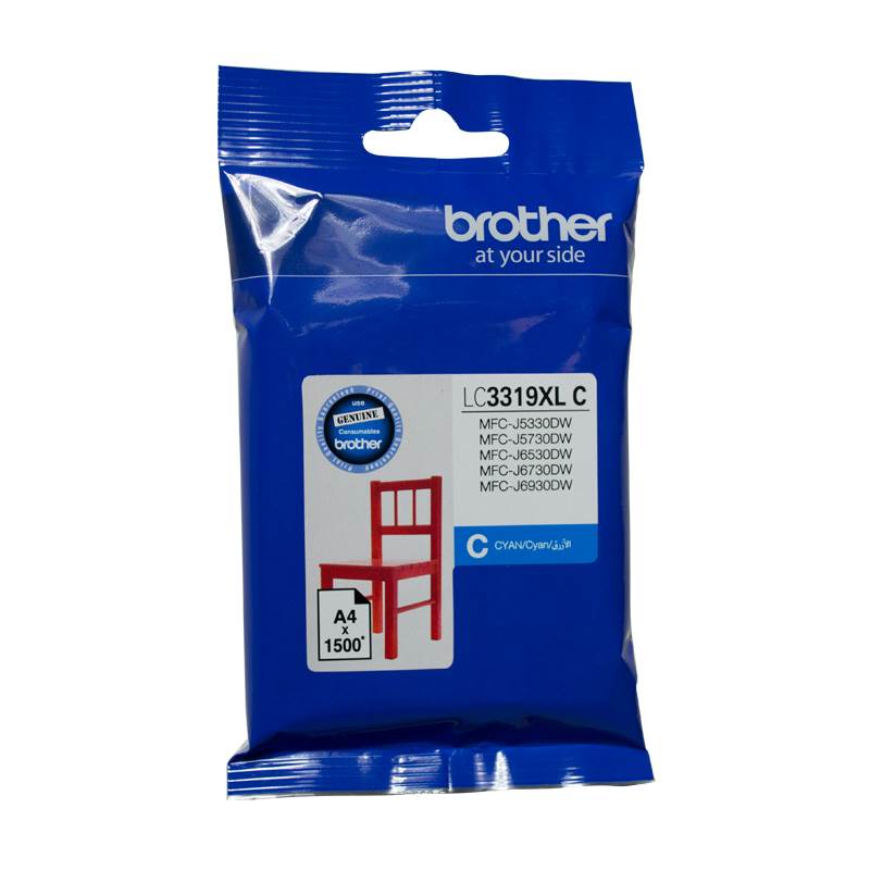Brother LC-3319XLC Cyan Super High Yield Ink-jet Cartridge(LC-3319XLC) - 1