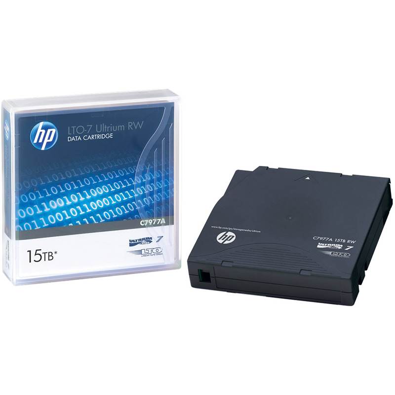 HPE StoreEver LTO-7 Ultrium 15000 15TB RW Tape Cartridge(C7977A) - 1