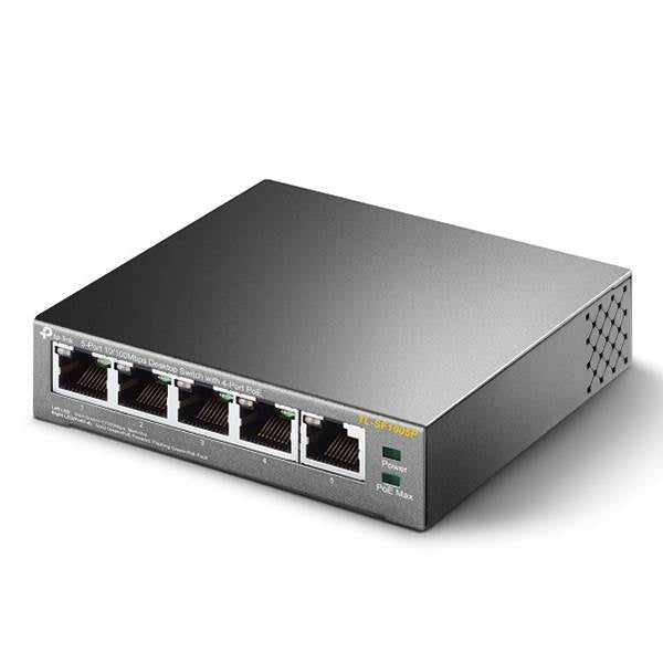 TP-Link TL-SF1005P 5-Port 10/100Mbps Desktop Switch with 4-Port PoE(TL-SF1005P) - 2