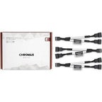 Noctua Chromax.White 11cm 4Pin PWM Fan Power Splitter Cables - 3 Pack(NA-SYC1-WHITE) - 1