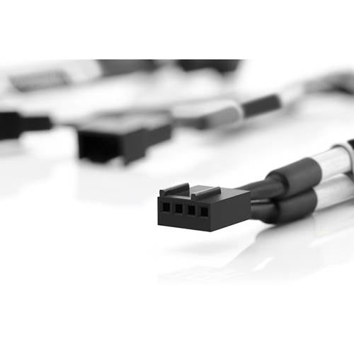 Noctua Chromax.White 11cm 4Pin PWM Fan Power Splitter Cables - 3 Pack(NA-SYC1-WHITE) - 2