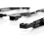 Noctua Chromax.Black 11cm 4Pin PWM Fan Power Splitter Cables - 3 Pack(NA-SYC1-BLACK) - 2