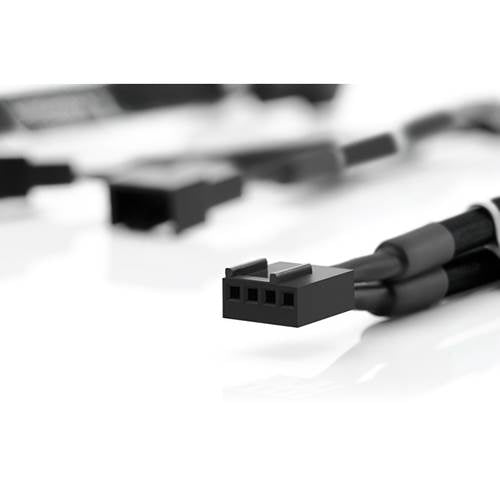 Noctua Chromax.Black 11cm 4Pin PWM Fan Power Splitter Cables - 3 Pack(NA-SYC1-BLACK) - 2
