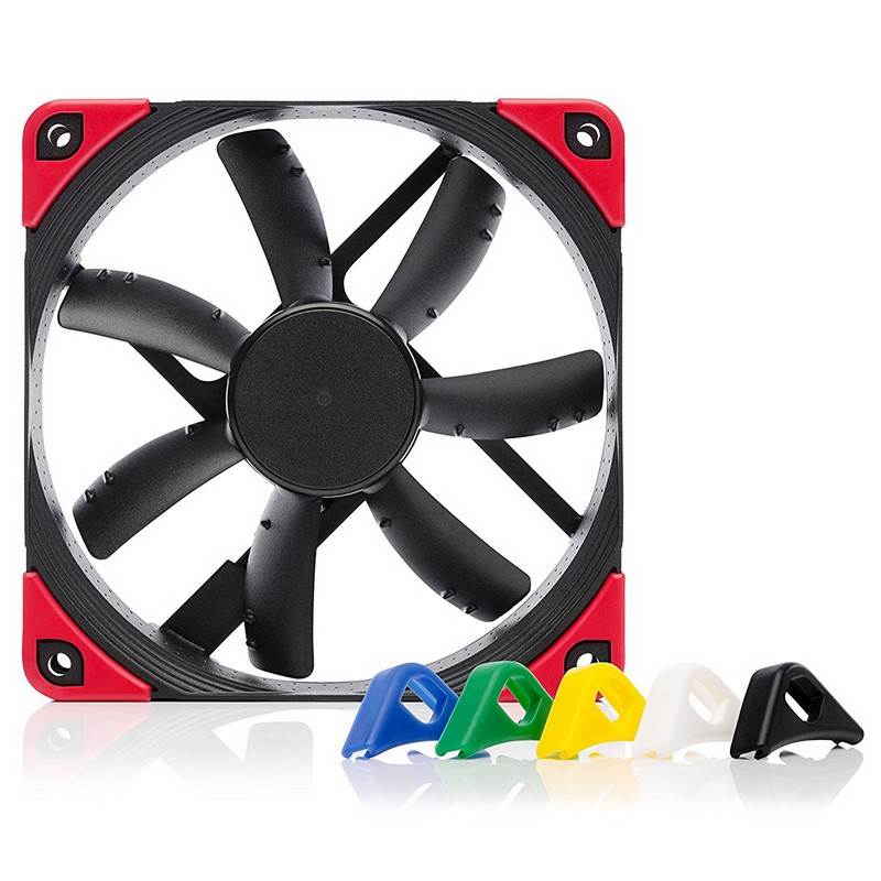 Noctua 120mm NF-S12A PWM chromax.black.swap 1200RPM Fan(NF-S12A-PWM-CH-BK-S) - 1
