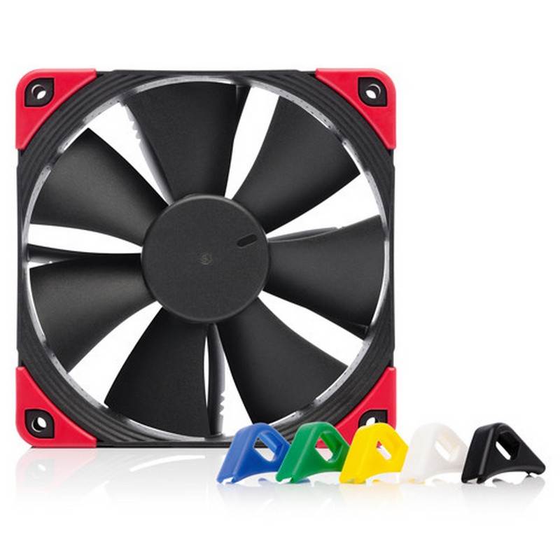 Noctua 120mm NF-F12 PWM chromax.black.swap 1500RPM Fan(NF-F12-PWM-CH-BK-S) - 1