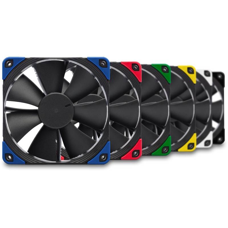 Noctua 120mm NF-F12 PWM chromax.black.swap 1500RPM Fan(NF-F12-PWM-CH-BK-S) - 2