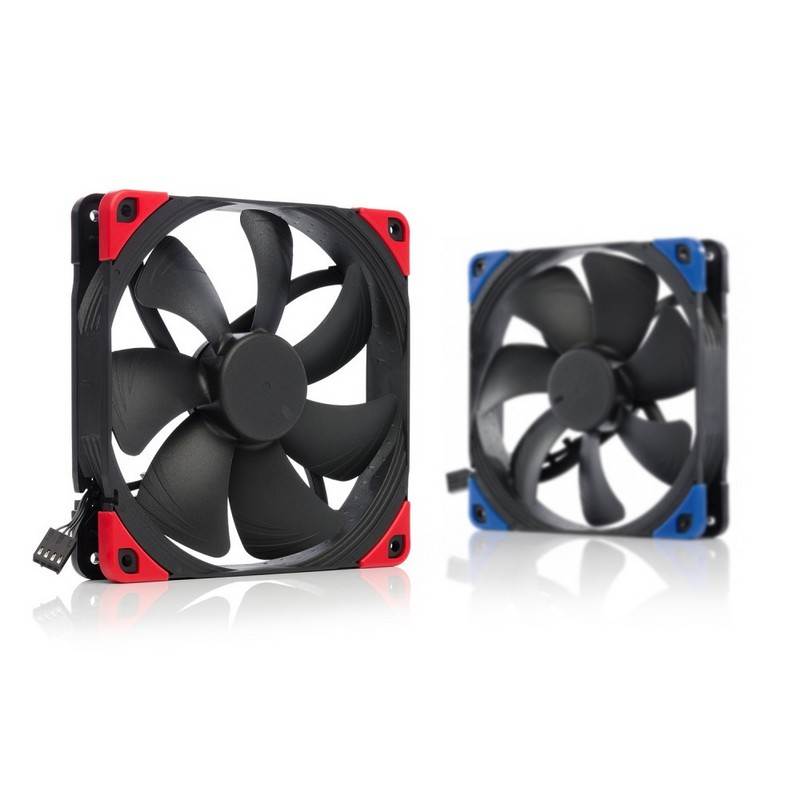 Noctua 120mm NF-F12 PWM chromax.black.swap 1500RPM Fan(NF-F12-PWM-CH-BK-S) - 4