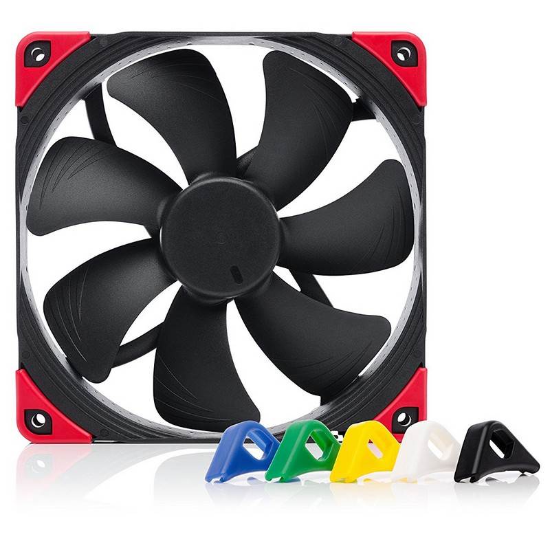 Noctua 140mm NF-A14 PWM chromax.black.swap 1500RPM Fan(NF-A14-PWM-CH-BK-S) - 1
