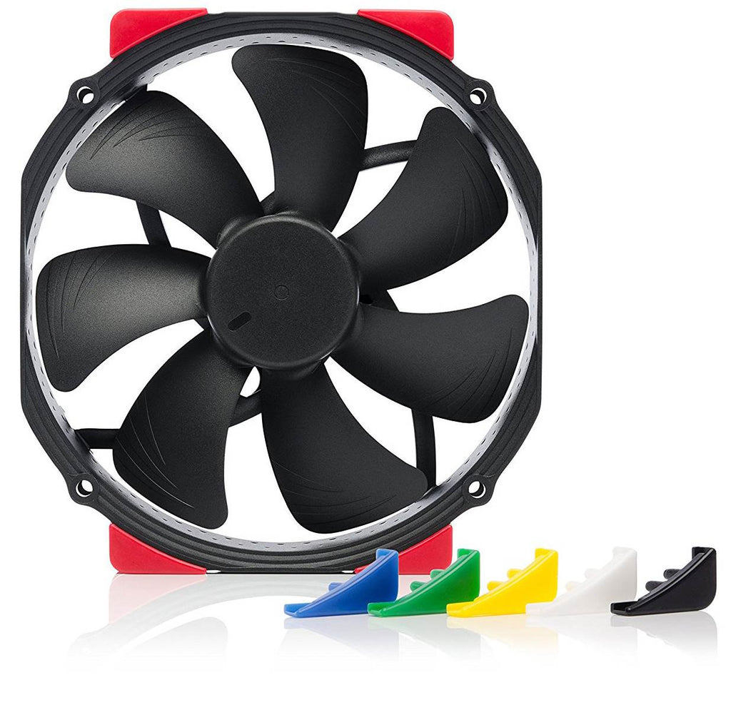 Noctua 140mm (120mm mounting) NF-A15 HS-PWM chromax.black.swap 1500RPM Fan(NF-A15-HS-PWM-CH-BK-S) - 1