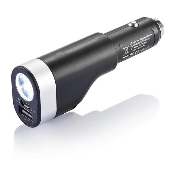 Emergency 6-in-1 Car Safety Charger - Black(ELEDIG2128) - 1