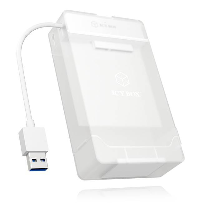 ICY BOX IB-AC7032-U3 Single Adapter and enclosure for 2x 2.5" SATA HDDs/SSDs(IB-AC7032-U3) - 1