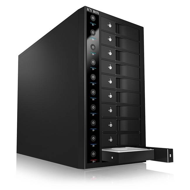 ICY BOX IB-3810U3 10-Bay 3.5" External Hard Drive Enclosure(IB-3810U3) - 2