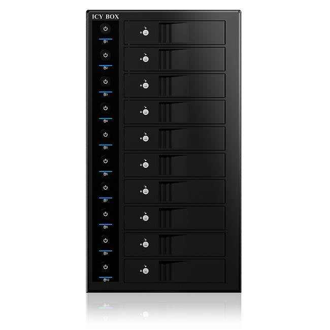 ICY BOX IB-3810U3 10-Bay 3.5" External Hard Drive Enclosure(IB-3810U3) - 4