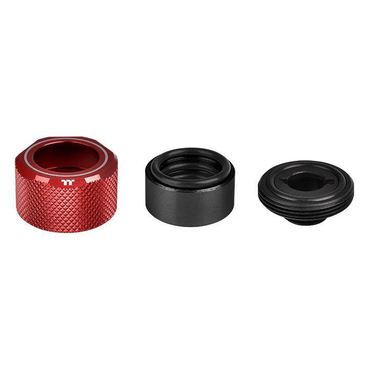 Thermaltake Pacific C-PRO G1/4 PETG Tube 16mm OD Compression - Red(CL-W209-CU00RE-A) - 4
