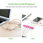 UGREEN Cable Organizer 2 Pack - Pink(30483) - 3