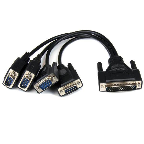 StarTech 4Port Dual Profile PCI Express RS232 RS422 RS485 Serial Card(PEX4S232485) - 7